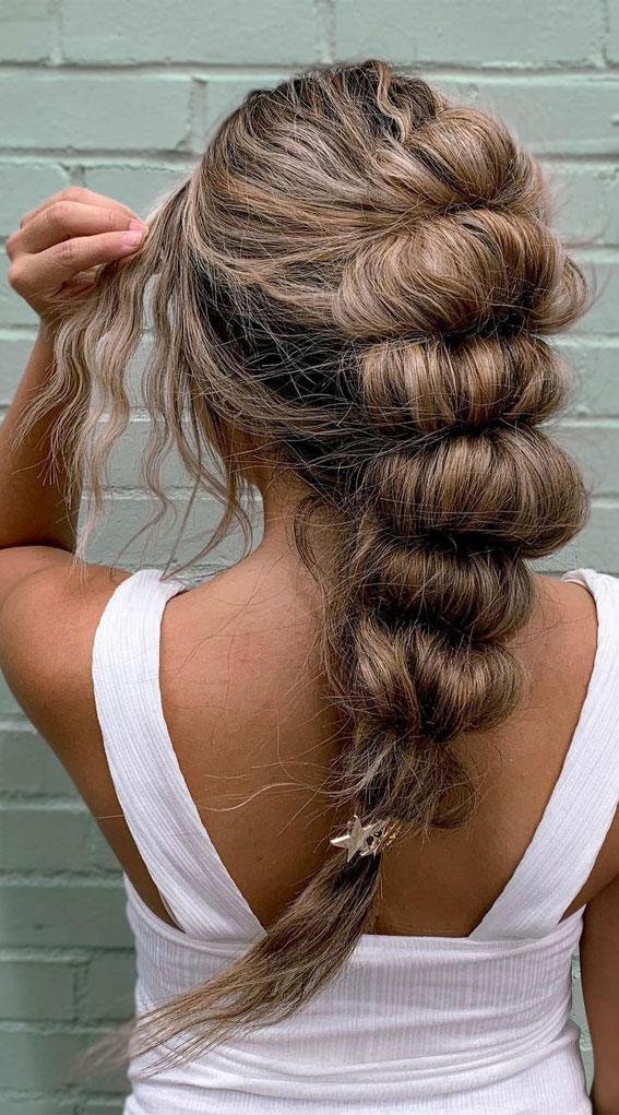 50+ Braided Hairstyles To Try Right Now : Bushel Braids with Face Framing
