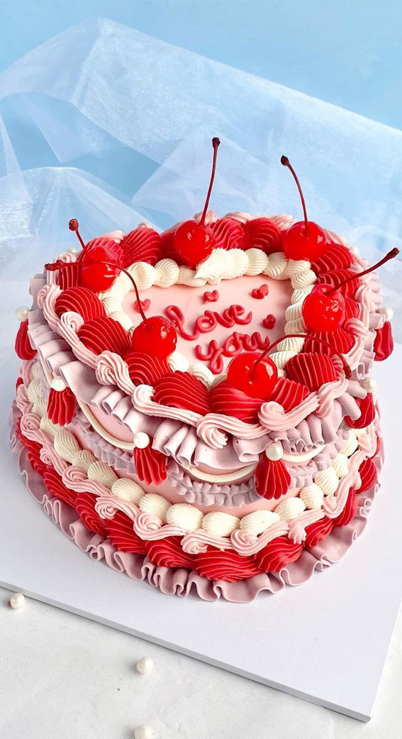 Valentines Cake - 1110 – Cakes and Memories Bakeshop
