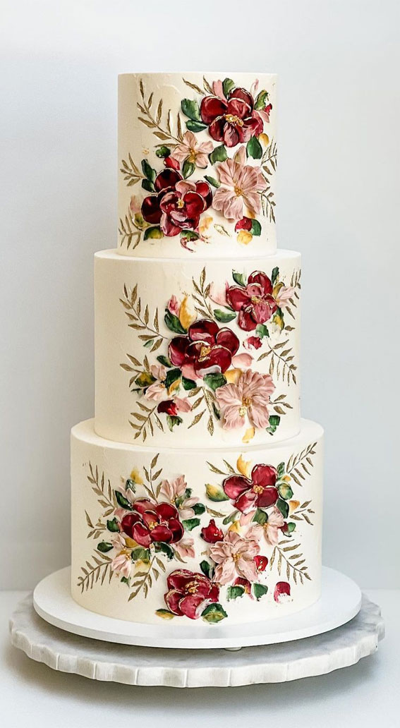 Top 50 Wedding Cake Trends 2023 : Darling Simple Cake