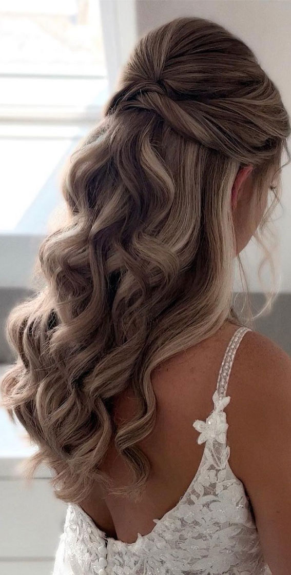 Perfect Wedding Day Hairstyles to Compliment Your Dress | Hitcheed