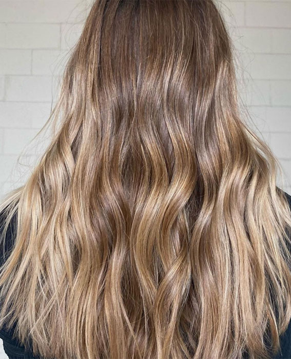 40 Dirty Blonde Hair Colour Ideas : Dirty Blonde with Light Brown Balayage