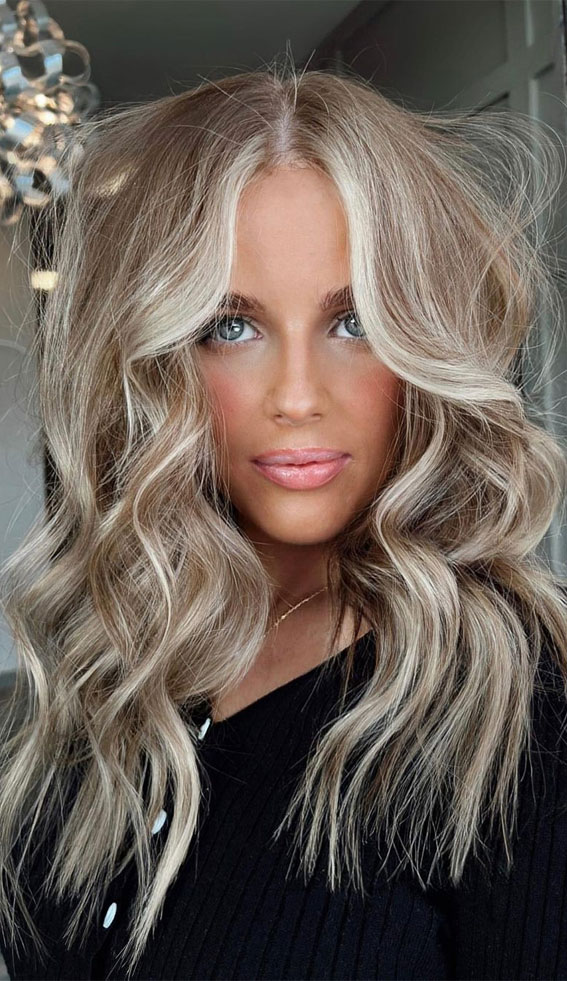 40 Dirty Blonde Hair Colour Ideas : Dirty Beige Blonde with Soft Waves