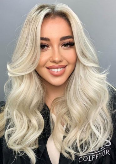 50+ New Haircut Ideas For Women To Try In 2023 : Platinum Blonde Soft ...