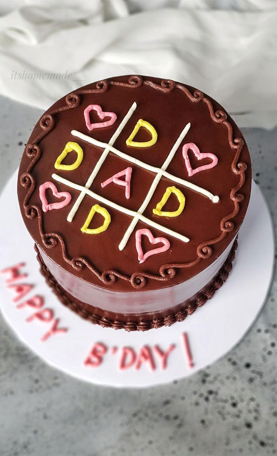 40+ Cute Simple Birthday Cake Ideas : Chocolate Birthday Cake