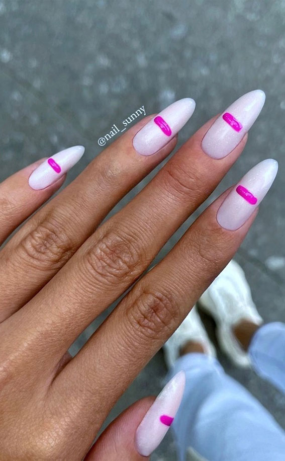 40 Awesome Spring Nail Ideas 2023 : A Touch of Pink