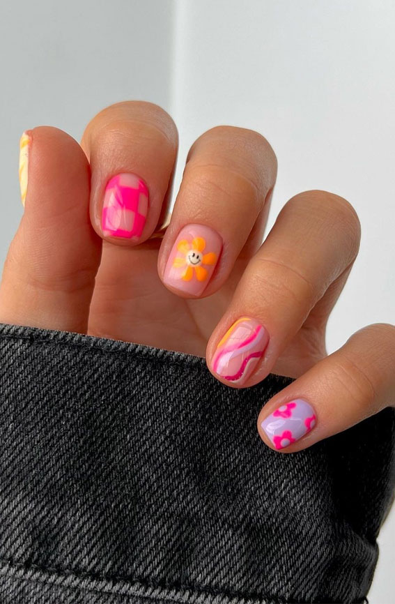 short nails, short nail acrylic, pretty short nails, cute short nails designs, gel short nails, classy spring nail designs, spring nails colors, spring nails short, spring nails ideas