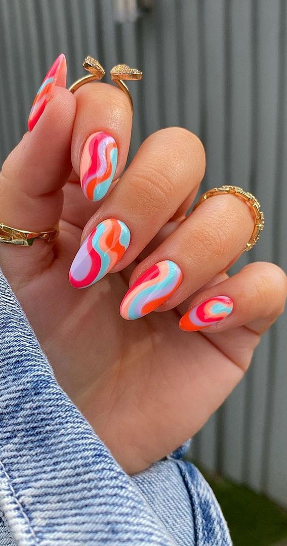 50 Best Summer Nails To Try in 2023 : Sunset Vibes