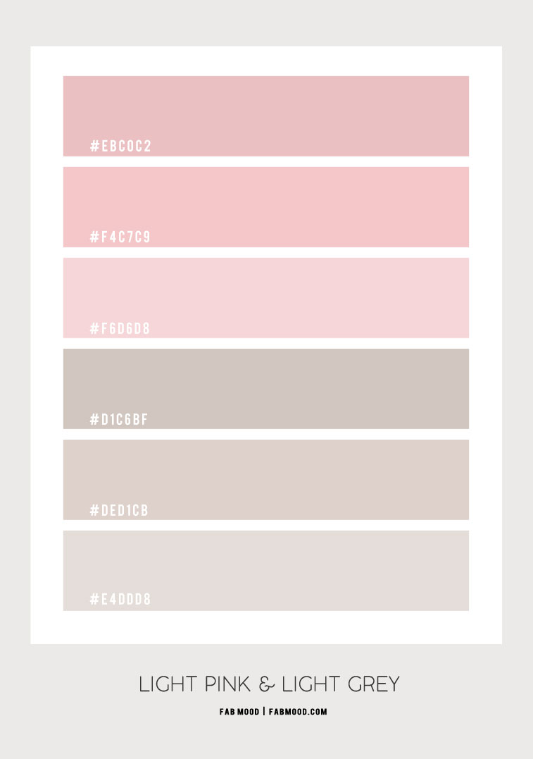 light-grey-light-pink - Fabmood  Wedding Colors, Wedding Themes