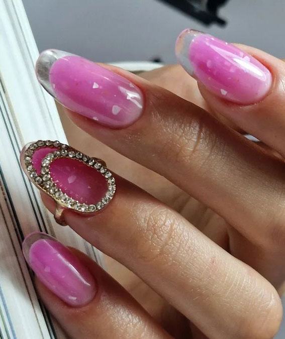 French Glass Nails That’re Sophisticated and Understated : Pink Nails