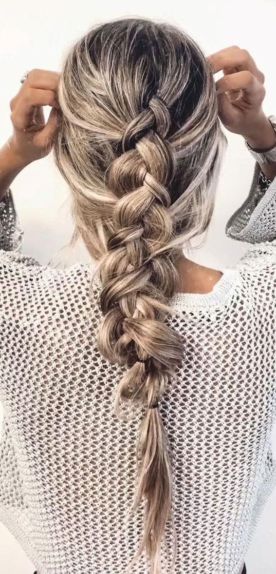 Cute Hairstyles That’re Perfect For Warm Weather : Messy Braid