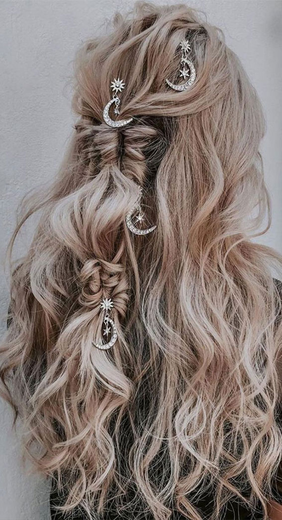 50+ Cute Hairstyles For Any Occasion : Braid Boho Half Up