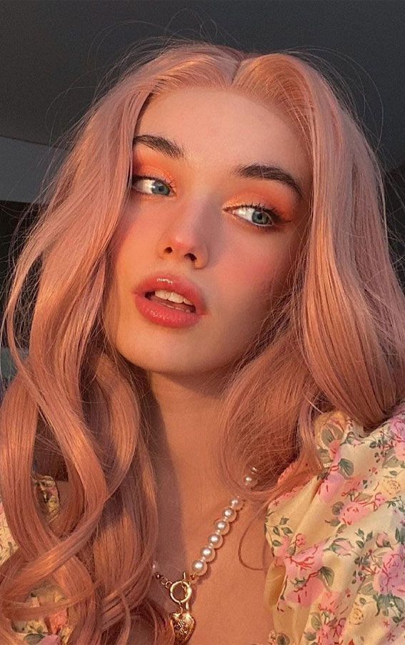 15 Gorgeous Peach Hair Color Ideas To Look Fresh And Modern