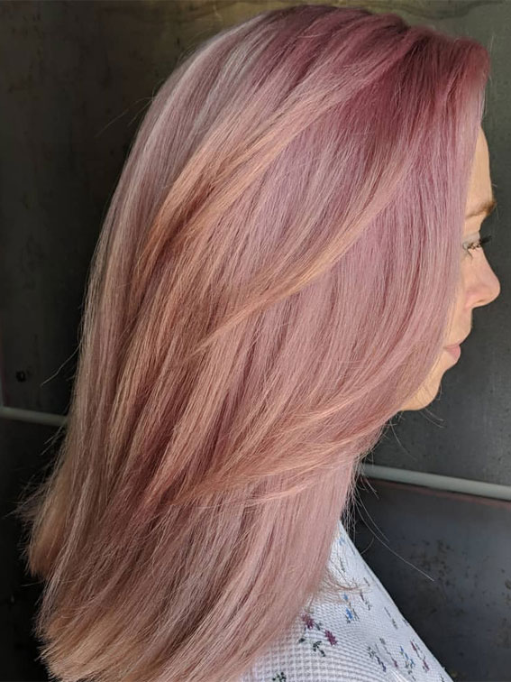 Alluring Hair Colour Ideas For Trendsetters : Blush and Blonde