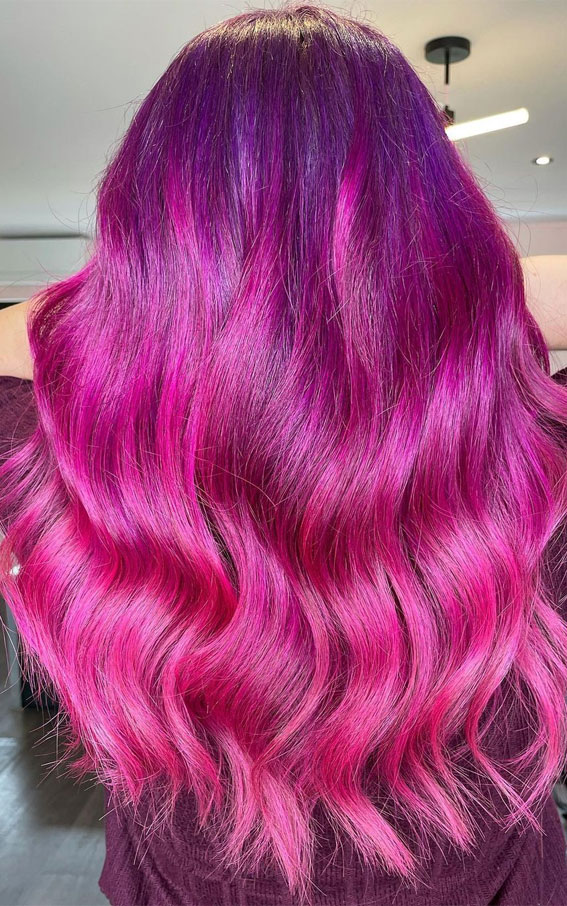 Empowering Hair Colour Ideas for All Ages : Very Berry