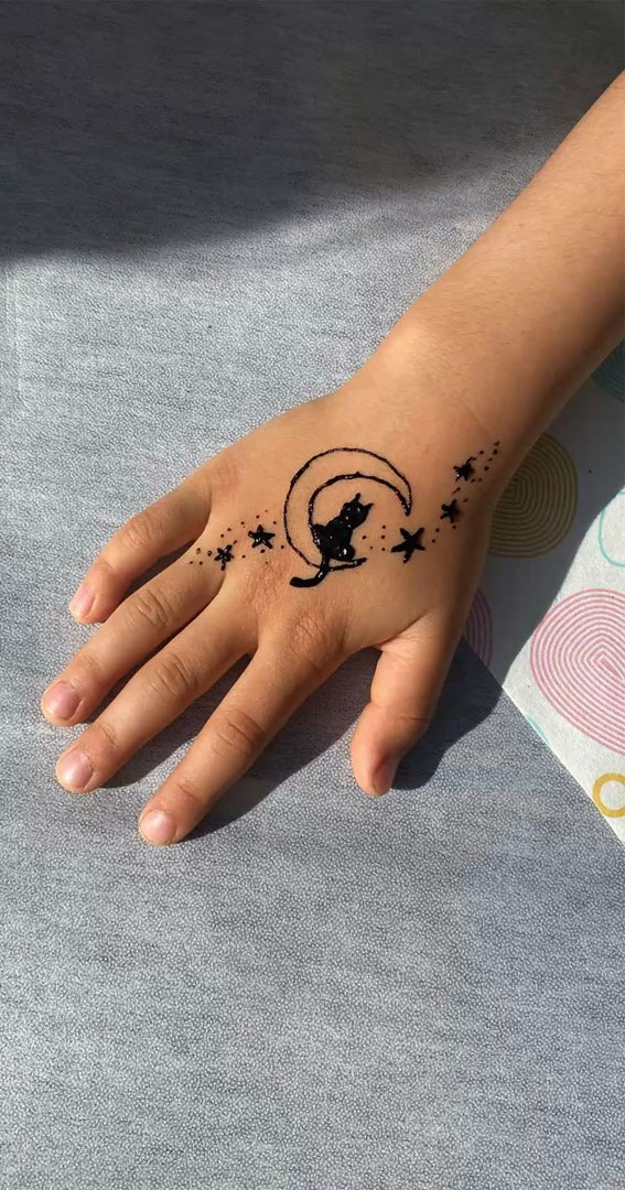 henna designs, celestial henna designs, moon henna designs, henna ideas, star henna designs, galaxy henna designs, henna design ideas