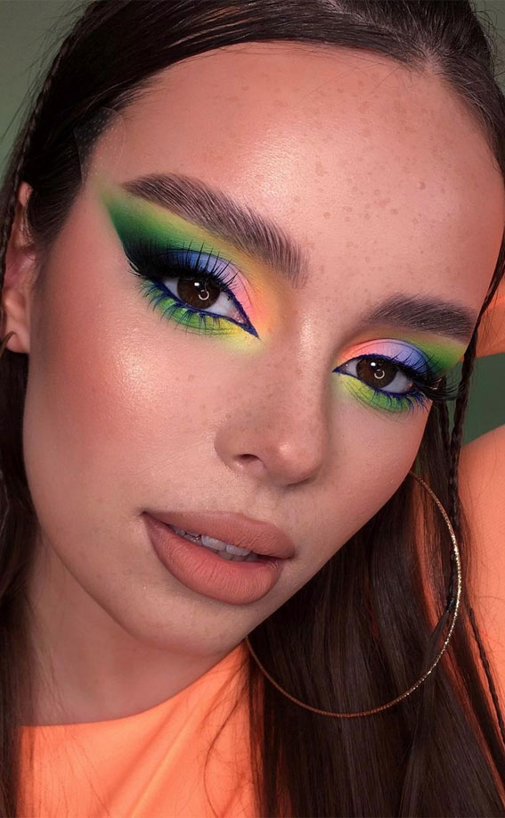 Bold and Bright Summer Makeup Vibrant & Daring : Neon Candy