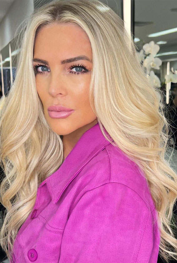 Refreshing Hair Color Ideas for the Sunny Season : Glam Creamy Blonde