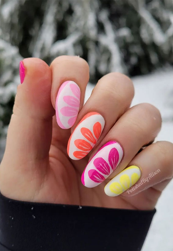 Refreshing Nail Art Inspired by Zesty Summertime Citrus Fruit : Pick n Mix Citrus Nails