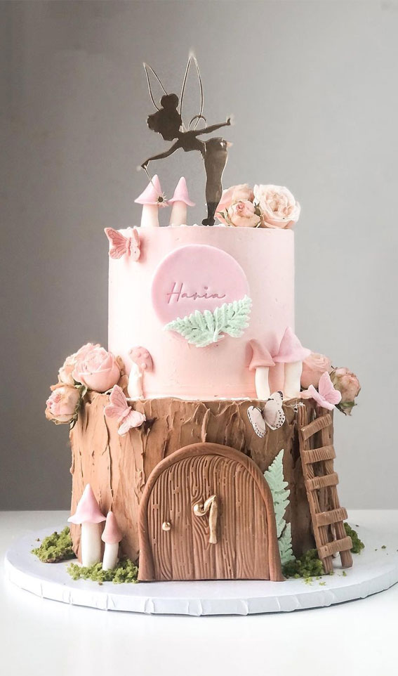 A Cake To Celebrate Your Little One : Fairy in The Forest First Birthday Cake