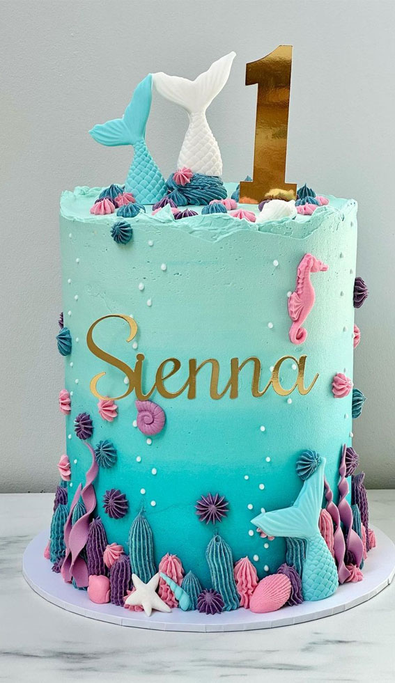 A Cake To Celebrate Your Little One : Under the Sea Birthday Cake!