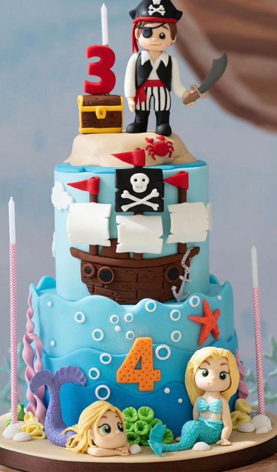 20 Epic Pirate Birthday Cakes That Will Make The Kids Jump For Joy –  Salvina's Treasures