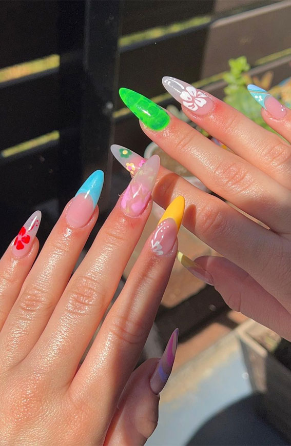 Bloom into Summer with Gorgeous Floral Nail Designs : Fun Summer Nails