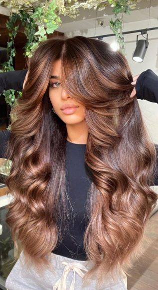 50 Exciting Hair Colour Ideas & Hairstyles for Brunettes : Caramel ...