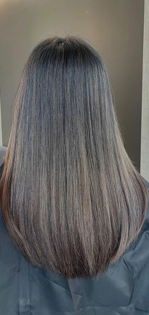 50 Exciting Hair Colour Ideas & Hairstyles for Brunettes : Airtouch Mohawk