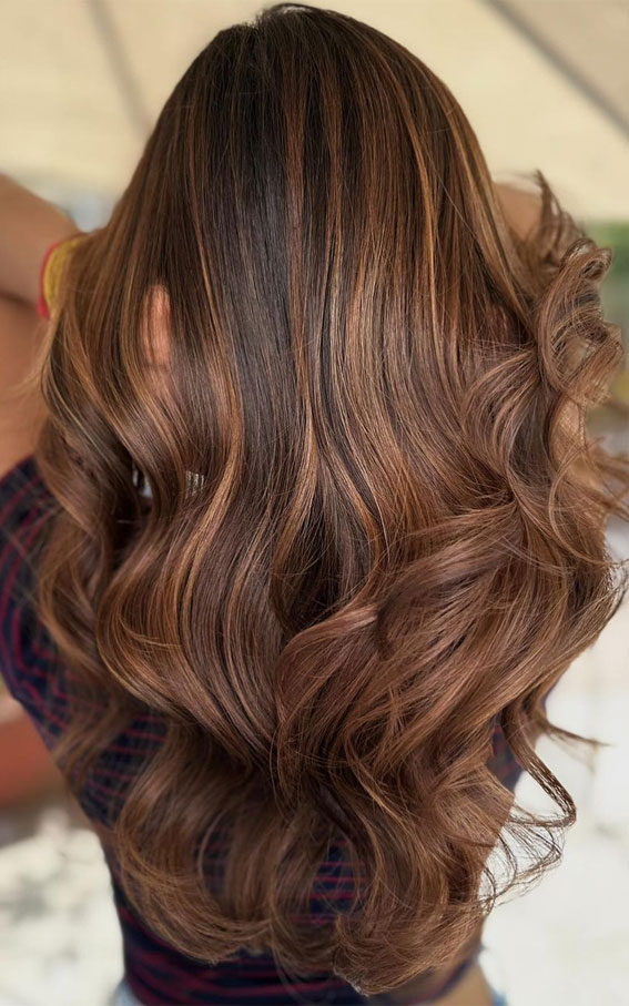 50 Inspiring Hair Colour Ideas for All Ages : Chocolate Brown Balayage