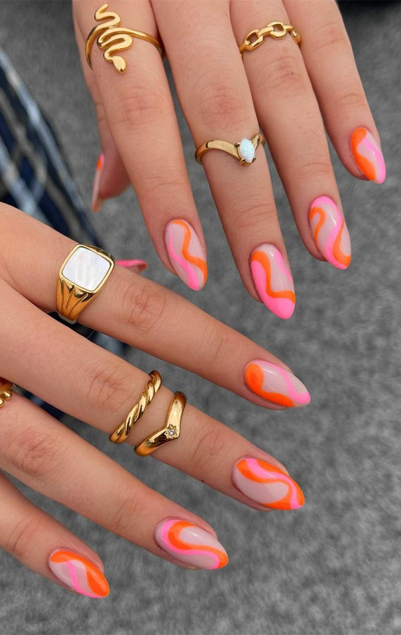 Celebrate Summer With These Cute Nail Art Designs Summer Swirls
