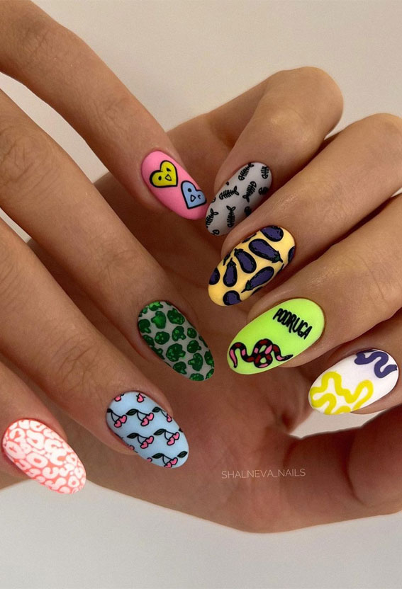 Channel the Enchanting Spirit of Summer on Your Nails : Fun Pick n Mix Nails