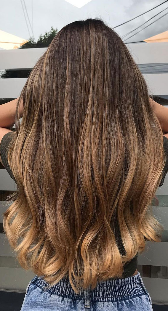 40 Subtle Hair Colour Ideas for a Sun-Kissed Glow : Sun-Kissed Balayage Natural Look