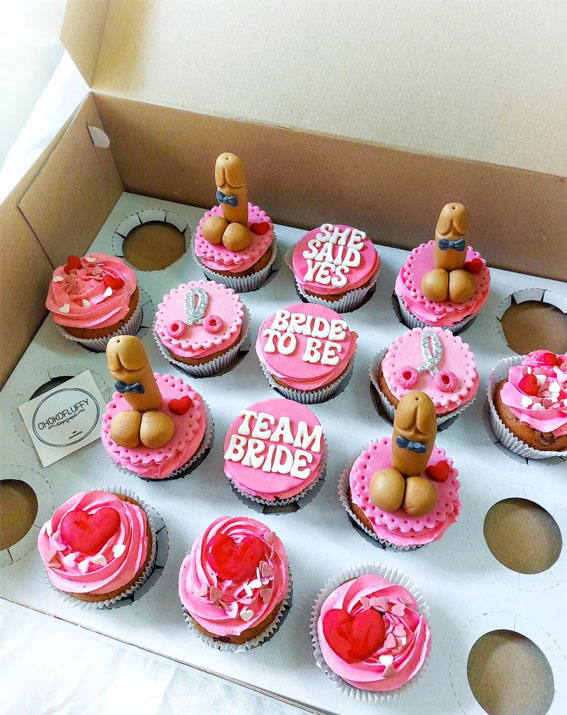 40 Irresistible Cupcake Ideas : Bridal Shower Cupcakes