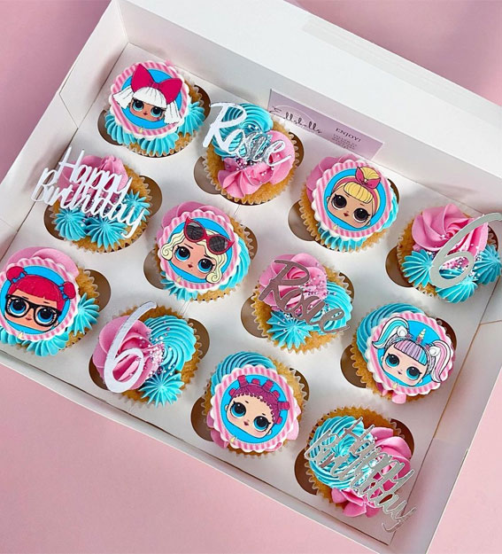 40 Irresistible Cupcake Ideas : L.O.L Cupcakes