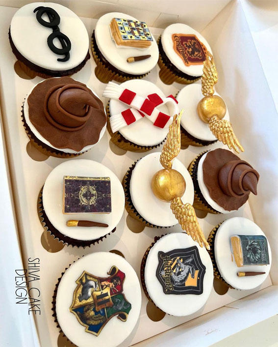 40 Irresistible Cupcake Ideas : Harry potter Themed Cupcakes