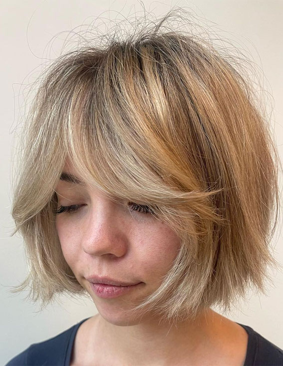 Gray Bob Hairstyles, Here's a bob hairstyle for women over 50 for keeping  things light and fun.