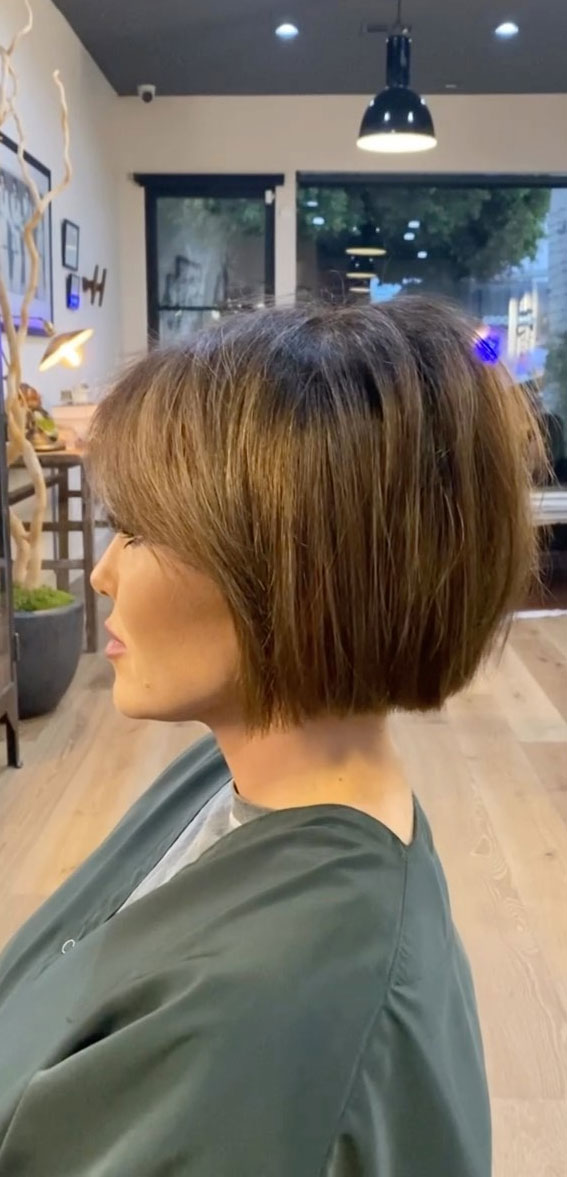 Outstanding Chin Length Bob Hairstyles For Short Hair With Bangs For Women  Any Age 2022 - YouTube