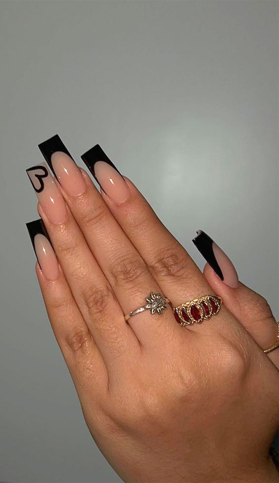 Nails Nails Nails - Nail Design Ideas | French tip acrylic nails, French  manicure nails, Square acrylic nails