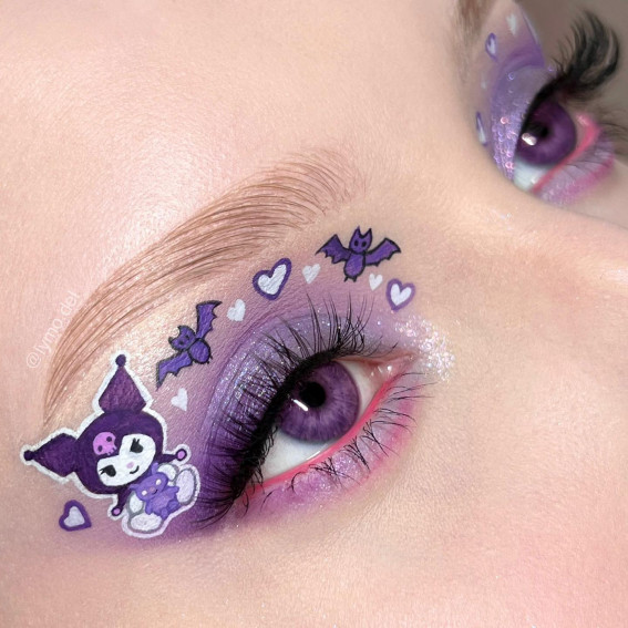 40+ Spooky Halloween Makeup Transformation Ideas : Sanrio Inspired Halloween Makeup