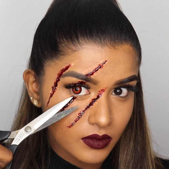 40+ Spooky Halloween Makeup Transformation Ideas : Simple & Creative Makeup Look