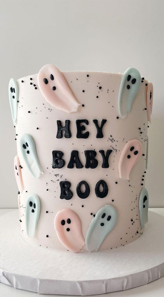 Halloween Cake Ideas for a Frighteningly Delicious Celebration : Gender Reveal Halloween Cake