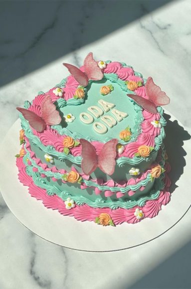 50 Lambeth Cake Ideas for Masterful Cake Decorating : Pink & Tiffany ...