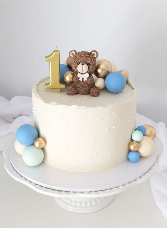 Minnie Mouse Polka-Dotted 1st Birthday Cake + Smash Cake-suu.vn