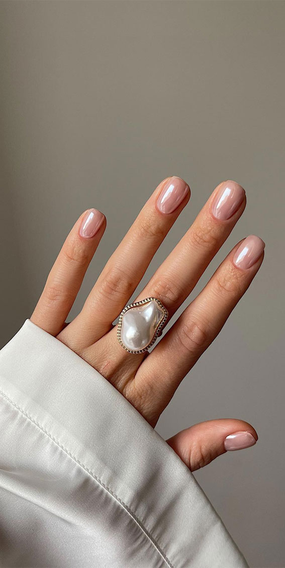 Simple Nail Ideas That’re Perfect for January : Aesthetic Clean Girl Nails
