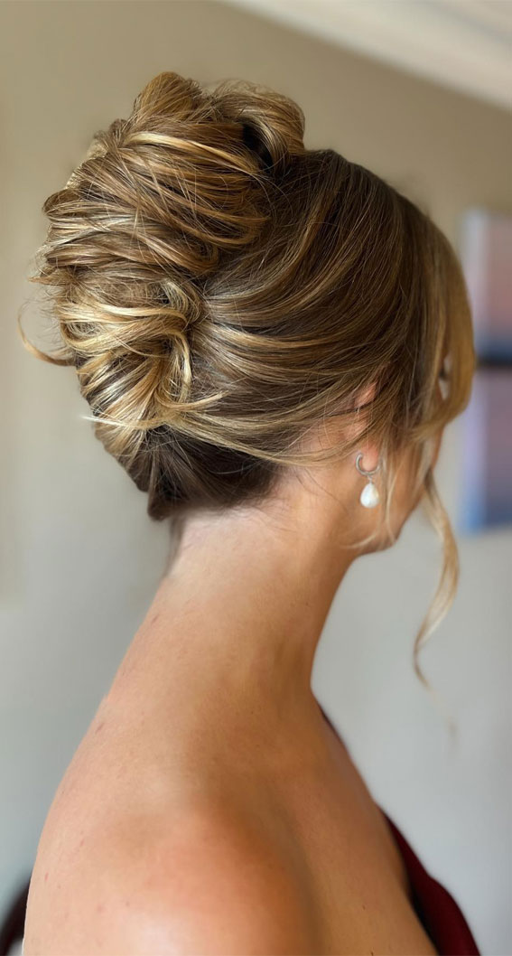 Elevate Your Look with Chic Hairstyling Ideas : French Roll Updo