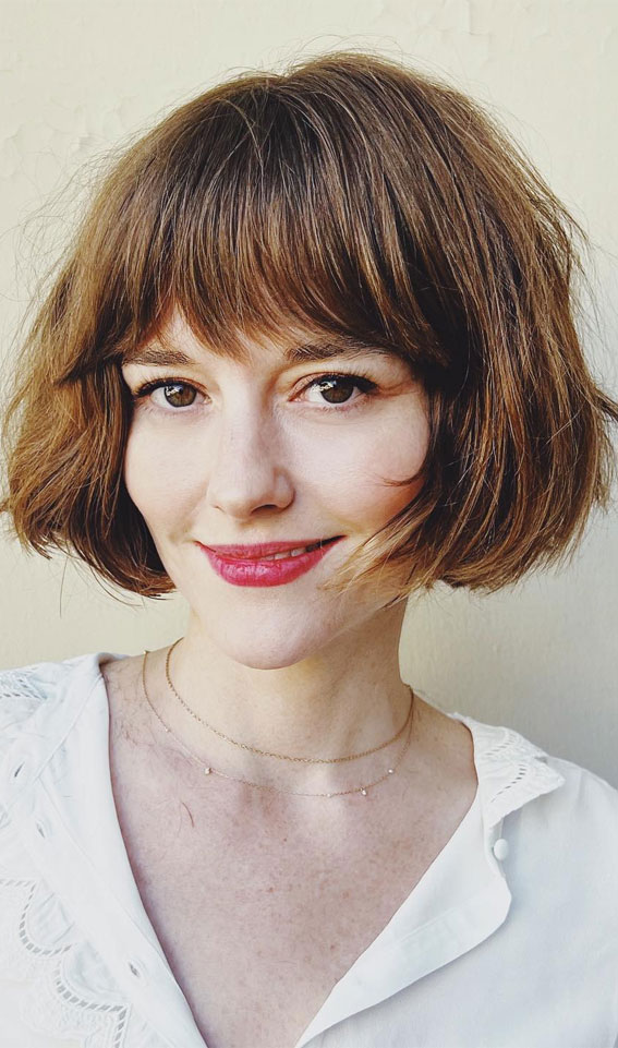 Creative Inspirations For Bob Haircut Styles : Structured Elegance
