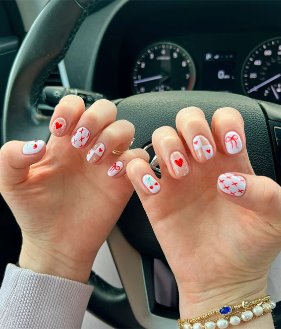30+ Love-Inspired Nail Aesthetics : Cute Valentine’s Nails