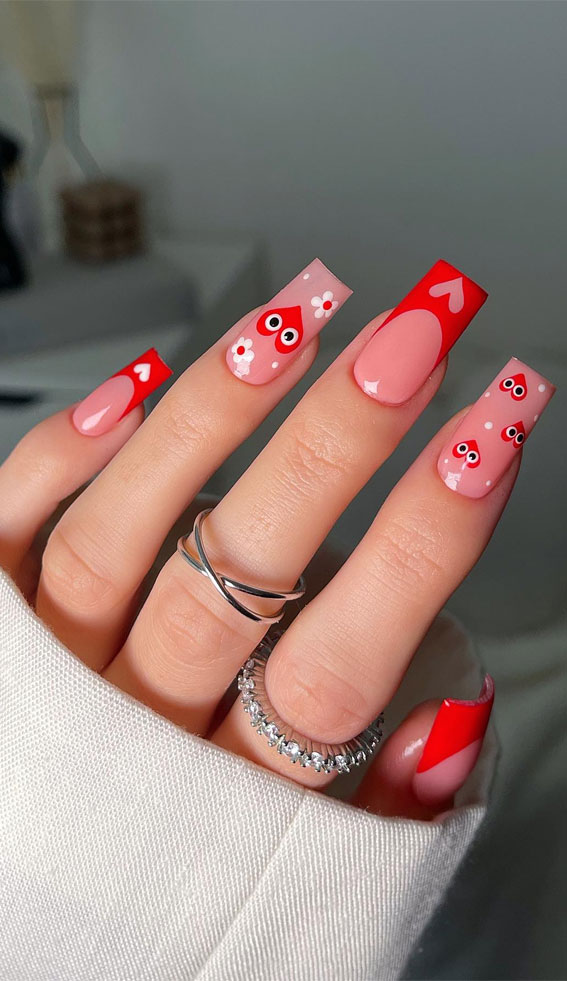 Valentine’s Day Nail Art Collection : Adorable Valentine’s Day Nails