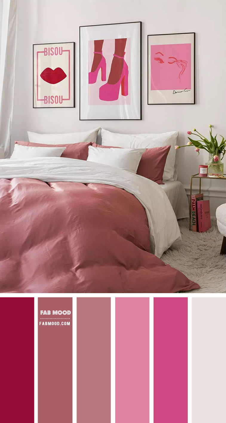Retro Reverie: Embracing 80s Glamour in a Playful Pink Bedroom