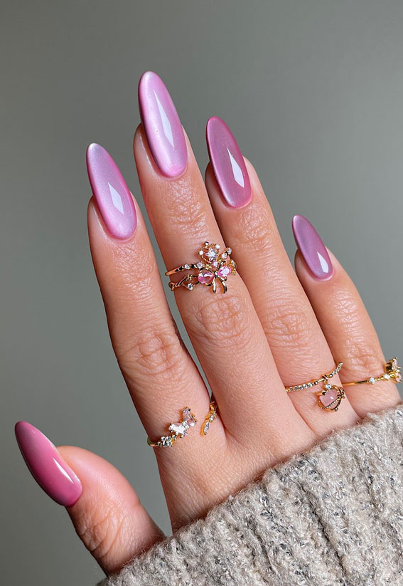Unleash Your Style with These 40 Cute Nail Ideas : Pink Stone Gems